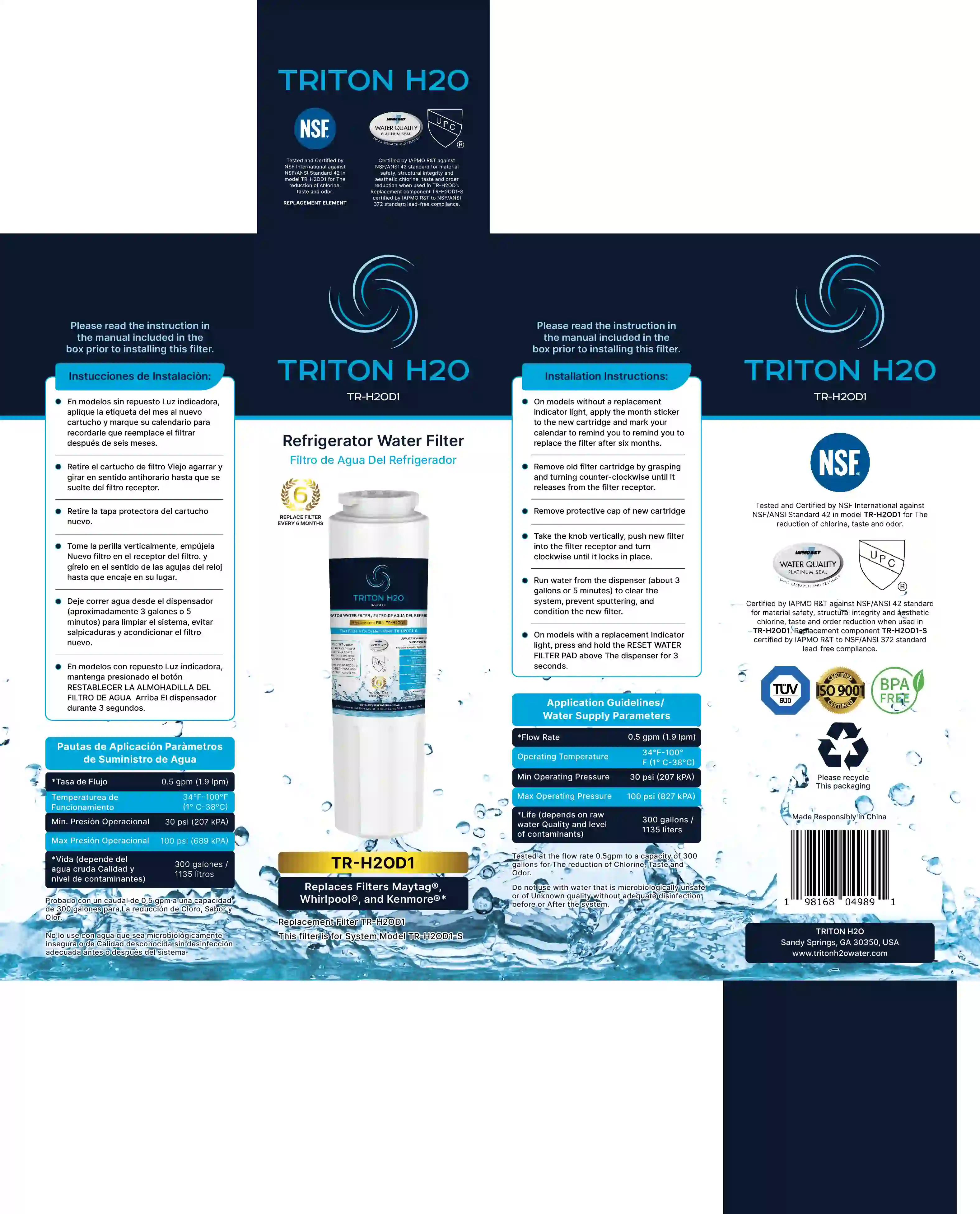 BOX 3-TRITON H2O-TR-H2OD1
