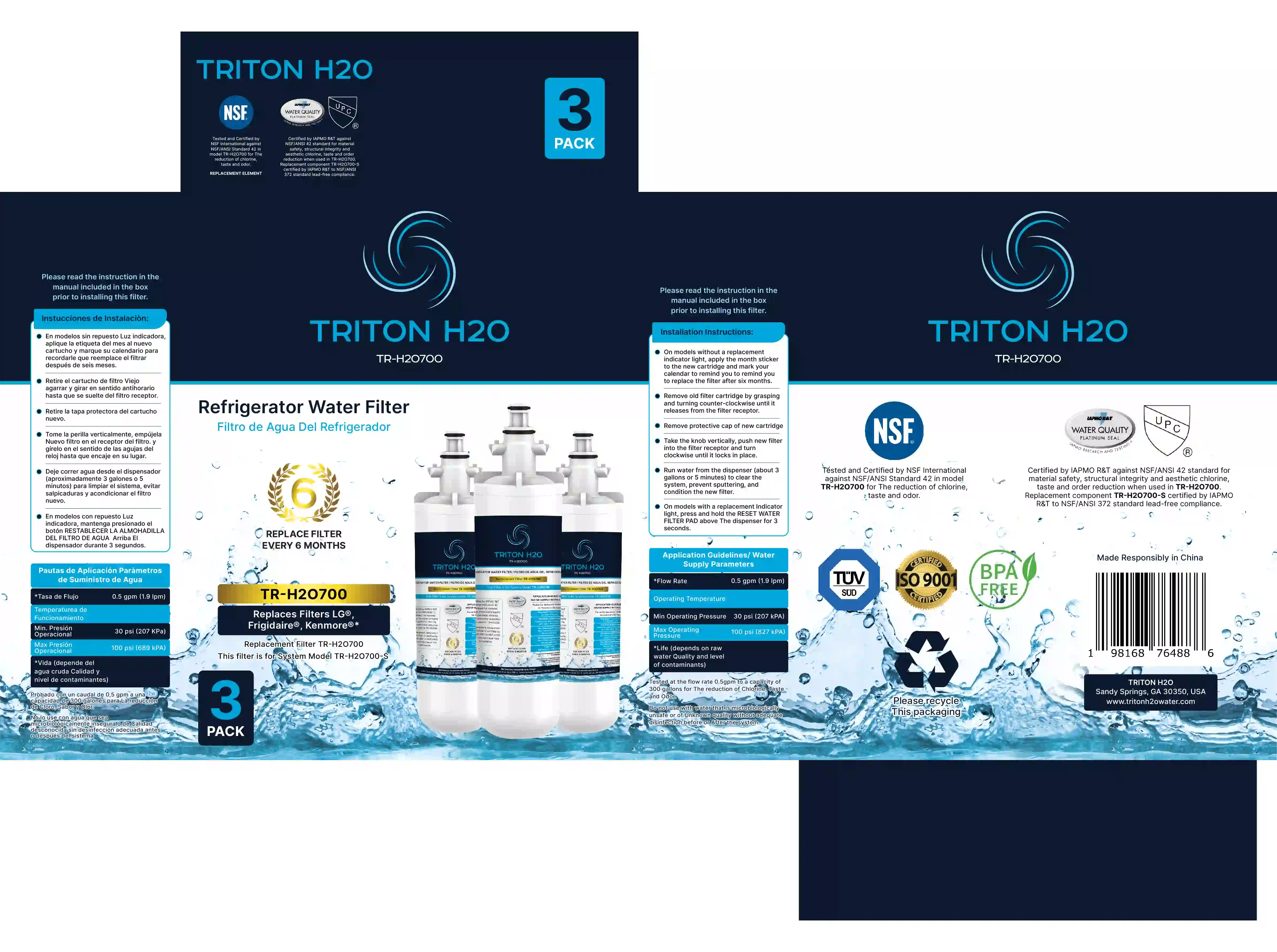 BOX 5-TRITON H2O-TR-H2O700